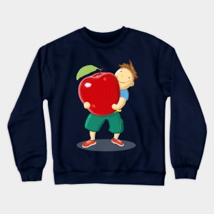 Apple For Teacher Crewneck Sweatshirt